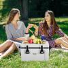 imageVEVOR Portable CoolerHard Cooler with Ice Retention HeavyDuty Handles and Strap Lightweight Rigid Material Insulated Portable Cooler Suitable for Family Picnics and Short Trips26 QT