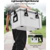 imageVEVOR Portable CoolerHard Cooler with Ice Retention HeavyDuty Handles and Strap Lightweight Rigid Material Insulated Portable Cooler Suitable for Family Picnics and Short Trips26 QT