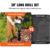 imageVEVOR Post Hole Digger Gas Powered 52CC 1450W Earth Auger 8 Drill Bit ampamp 1 Ext Rod Farm Garden Post Hole Digger EPA Certified43CC