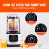 imageVEVOR Professional Blender Commercial Countertop Blenders 68 oz Jar Blender Combo Stainless Steel 3 Functions for Frozen Drinks Shakes Smoothies Peree and Crush Ice BlackWhite