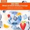 imageVEVOR Professional Blender Commercial Countertop Blenders 68 oz Jar Blender Combo Stainless Steel 3 Functions for Frozen Drinks Shakes Smoothies Peree and Crush Ice BlackBlack