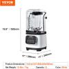 imageVEVOR Professional Blender Commercial Countertop Blenders 68 oz Jar Blender Combo Stainless Steel 3 Functions for Frozen Drinks Shakes Smoothies Peree and Crush Ice BlackWhite