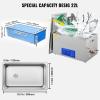 imageVEVOR Professional Ultrasonic Cleaner 10L25 Gal Easy to Use with Digital Timer ampamp Heater Stainless Steel Industrial Machine for Jewelry Dentures Small Parts 110V FCCCERoHS Certified22L