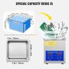 imageVEVOR Professional Ultrasonic Cleaner 10L25 Gal Easy to Use with Digital Timer ampamp Heater Stainless Steel Industrial Machine for Jewelry Dentures Small Parts 110V FCCCERoHS Certified2L