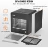 imageVEVOR Propane Steak Grill Portable Propane Steak Cooker 1500F Stainless Steel Barbecue Infrared Grill with 6Tier Adjustable Rack Steak Cooker Machine for BBQ Toast Grill Outdoor Picnic6Tier Mechanic Grill