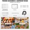 imageVEVOR Propane Steak Grill Portable Propane Steak Cooker 1500F Stainless Steel Barbecue Infrared Grill with 6Tier Adjustable Rack Steak Cooker Machine for BBQ Toast Grill Outdoor Picnic6Tier Propane Grill