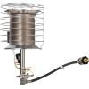 imageVEVOR Propane Tank Top Heater 30000 BTU Rapid Heating 180Degree Infrared Radiant Tank Top Gas Heater 3 Heat Settings for Ice FishingHuntingOutdoor Work Single Burner SquareRound  42000 BTU