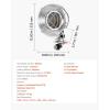 imageVEVOR Propane Tank Top Heater 30000 BTU Rapid Heating 180Degree Infrared Radiant Tank Top Gas Heater 3 Heat Settings for Ice FishingHuntingOutdoor Work Single Burner SquareRound  15000 BTU