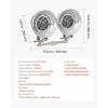 imageVEVOR Propane Tank Top Heater 30000 BTU Rapid Heating 180Degree Infrared Radiant Tank Top Gas Heater 3 Heat Settings for Ice FishingHuntingOutdoor Work Single Burner SquareRound  30000 BTU