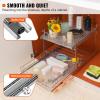 imageVEVOR Pull Out Cabinet Organizer 12quotW x 21quotD Heavy Duty Slide Out Pantry Shelves ChromePlated Steel Roll Out Drawers Sliding Drawer Storage for Home Inside Kitchen Cabinet Bathroom Under Sink17W x 21D