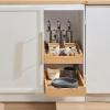 imageVEVOR Pull Out Cabinet Organizer 17quotW x 21quotD Cabinet Drawer Soft Close Slide out Shelf HeavyDuty Sliding Wood Drawer Bottom and Side Assembly Base Cabinet Organization for Kitchen Pantry Bathroom2 Tier