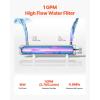imageVEVOR Purifier UV water 55 W 12 GPM 110 V versatile ultraviolet water purification filter with stainless steel housing UV water filter for the whole house with quartz sleeve1 GPM