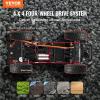 imageVEVOR RC Crawler 124 Scale RC Car Rock Crawler All Terrain 4WD OffRoad Truck with led Light 2 Rechargeable Batteries 2Speed Adjustable Hobby Racing Car Gift for Adults124 Scale