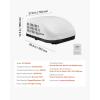 imageVEVOR RV Air Conditioner 13500 BTU NonDucted Rooftop RV AC 65 dB Quiet Design Highly Compatible with Airconditioning Unit for Campers Vans Trailers White Single HostNo Accessories