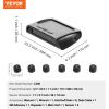 imageVEVOR RV Tire Pressure Monitoring System 73116 PSI Trailer TPMS 6 Tire with 6 Sensors 5 Alarm Modes Waterproof TPMS Sensors Set Solar Charge and Realtime Display Signal Boostersolar power and USB