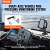 imageVEVOR RV Tire Pressure Monitoring System Monitor up to 22 Tires TPMS RV Tire Pressure Realtime with 6 Sensors 7 Alarm Modes 1 Signal Booster Waterproof 0199 PSI