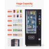 imageVEVOR Refrigerated Combo Vending Machine 36 Slots Commercial Snack Soda Drink Vending Machine with ICT BillCoin Acceptor 6layer Large Capacity for Business Shopping Mall Office School36 Slots