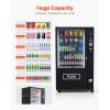 imageVEVOR Refrigerated Combo Vending Machine 36 Slots Commercial Snack Soda Drink Vending Machine with ICT BillCoin Acceptor 6layer Large Capacity for Business Shopping Mall Office School60 Slots