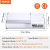 imageVEVOR Refrigerated Condiment Prep Station 135 W Countertop Refrigerated Condiment Station with 2 13 Pans ampamp 4 16 Pans 304 Stainless Body and PC Lid Sandwich Prep Table with Stainless Guard ETLStainless 40in