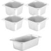 imageVEVOR Refrigerated Condiment Prep Station 135 W Countertop Refrigerated Condiment Station with 2 13 Pans ampamp 4 16 Pans 304 Stainless Body and PC Lid Sandwich Prep Table with Stainless Guard ETL40 in