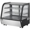 imageVEVOR Refrigerated Display Case 5 CuFt146L Countertop Pastry Display Case 2Tier Commercial Display Refrigerator with LED Lighting TURBO Cooling FrostFree AirCooling for Bakery42 CuFt