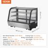 imageVEVOR Refrigerated Display Case 5 CuFt146L Countertop Pastry Display Case 2Tier Commercial Display Refrigerator with LED Lighting TURBO Cooling FrostFree AirCooling for Bakery5 CuFt