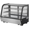 imageVEVOR Refrigerated Display Case 5 CuFt146L Countertop Pastry Display Case 2Tier Commercial Display Refrigerator with LED Lighting TURBO Cooling FrostFree AirCooling for Bakery5 CuFt