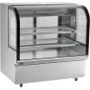 imageVEVOR Refrigerated Display Case 5 CuFt146L Countertop Pastry Display Case 2Tier Commercial Display Refrigerator with LED Lighting TURBO Cooling FrostFree AirCooling for BakeryDeli Case 18 CuFt
