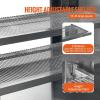 imageVEVOR Refrigerated Display Case 5 CuFt146L Countertop Pastry Display Case 2Tier Commercial Display Refrigerator with LED Lighting TURBO Cooling FrostFree AirCooling for BakeryDeli Case 18 CuFt