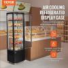 imageVEVOR Refrigerated Display Case 5 CuFt146L Countertop Pastry Display Case 2Tier Commercial Display Refrigerator with LED Lighting TURBO Cooling FrostFree AirCooling for Bakery98 CuFt