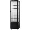 imageVEVOR Refrigerated Display Case 5 CuFt146L Countertop Pastry Display Case 2Tier Commercial Display Refrigerator with LED Lighting TURBO Cooling FrostFree AirCooling for Bakery98 CuFt
