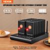 imageVEVOR Restaurant Pager System Wireless 400m Long Range Lineup Waiting Queue Signal Guest Customer Calling Beepers with Vibration ampamp Flashing 24 Buzzers for Food Truck Church Nursery Hospital16 Pagers