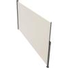 imageVEVOR Retractable Side Awning 71x 138 Outdoor Privacy Screen 180g Polyester WaterProof Retractable Patio Screen UV 30 Room Divider Wind Screen for Patio Backyard Balcony GrayBeige