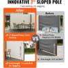 imageVEVOR Retractable Side Awning 71x 138 Outdoor Privacy Screen 180g Polyester WaterProof Retractable Patio Screen UV 30 Room Divider Wind Screen for Patio Backyard Balcony GrayBeige