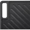 imageVEVOR Reversible GrillGriddle 17x10 PreSeasoned Cast Iron Griddle Rectangular Double Burner Griddle Pan NonStick Family Pan Cookware with Handles Flat Top Plate for BBQ Gas Grill Black167 x 97 x 06