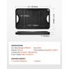 imageVEVOR Reversible GrillGriddle 17x10 PreSeasoned Cast Iron Griddle Rectangular Double Burner Griddle Pan NonStick Family Pan Cookware with Handles Flat Top Plate for BBQ Gas Grill Black14 x 85 x 1
