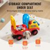 imageVEVOR Ride On Push Car for Toddlers Ages 19 Months Ride Racer Sit to Stand Toddler Ride On Toy Kids Ride On Car with Music Steering Horn ampamp Under Seat Storage Ride On Toy for Boys Girls