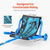 imageVEVOR Rideon Scooter 132 lbs Load Capacity Swing SidetoSide for Amazing Ride Powered by ZigZag Motion Drifts on Any Hard Surface Ages 4 BlueBlue
