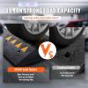 imageVEVOR Rubber Curb Ramp 2 Pack 43quot Rise Height HeavyDuty 33069 lbs15 T Capacity Threshold Ramps Driveway Ramps with Stable Grid Structure for Cars Wheelchairs Bikes Motorcycles6 H