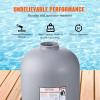 imageVEVOR Sand Filter 19inch Up to 45 GPM Flow Rate Above Inground Swimming Pool Sand Filter System with 7Way MultiPort Valve Filter Backwash Rinse Recirculate Waste Winter Closed Functions24 inch