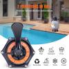 imageVEVOR Sand Filter 19inch Up to 45 GPM Flow Rate Above Inground Swimming Pool Sand Filter System with 7Way MultiPort Valve Filter Backwash Rinse Recirculate Waste Winter Closed Functions16 inch