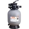 imageVEVOR Sand Filter 19inch Up to 45 GPM Flow Rate Above Inground Swimming Pool Sand Filter System with 7Way MultiPort Valve Filter Backwash Rinse Recirculate Waste Winter Closed Functions16 inch