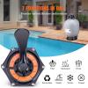 imageVEVOR Sand Filter 19inch Up to 45 GPM Flow Rate Above Inground Swimming Pool Sand Filter System with 7Way MultiPort Valve Filter Backwash Rinse Recirculate Waste Winter Closed Functions24 inch