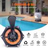 imageVEVOR Sand Filter 19inch Up to 45 GPM Flow Rate Above Inground Swimming Pool Sand Filter System with 7Way MultiPort Valve Filter Backwash Rinse Recirculate Waste Winter Closed Functions19 inch