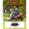imageVEVOR Seat Suspension Kit with Seat Slider Track Universal Air Ride Seat Suspension with Dust Cover 6in FronttoBack Adjustable Tractor Seat Suspension Kit for Zero Turn Lawn Mower ForkliftNo Slide Rail WDust Cover