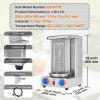 imageVEVOR Shawarma Grill Machine 5 Strings of Barbecue Capacity Chicken Shawarma Cooker Machine Gas ampamp Electric Broiler Gyro Rotisserie Oven Doner Kebab Machine for Home Restaurant Kitchen PartiesGas