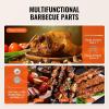 imageVEVOR Shawarma Grill Machine 5 Strings of Barbecue Capacity Chicken Shawarma Cooker Machine Gas ampamp Electric Broiler Gyro Rotisserie Oven Doner Kebab Machine for Home Restaurant Kitchen PartiesElectric 115L