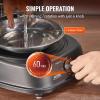 imageVEVOR Shawarma Grill Machine 5 Strings of Barbecue Capacity Chicken Shawarma Cooker Machine Gas ampamp Electric Broiler Gyro Rotisserie Oven Doner Kebab Machine for Home Restaurant Kitchen Parties115 L