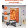 imageVEVOR Shawarma Grill Machine 5 Strings of Barbecue Capacity Chicken Shawarma Cooker Machine Gas ampamp Electric Broiler Gyro Rotisserie Oven Doner Kebab Machine for Home Restaurant Kitchen PartiesElectric 13lbs