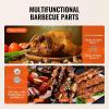 imageVEVOR Shawarma Grill Machine 5 Strings of Barbecue Capacity Chicken Shawarma Cooker Machine Gas ampamp Electric Broiler Gyro Rotisserie Oven Doner Kebab Machine for Home Restaurant Kitchen Parties115 L
